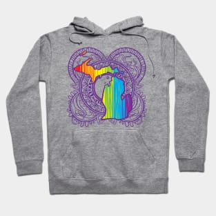 Michigan Mandala Pride Hoodie